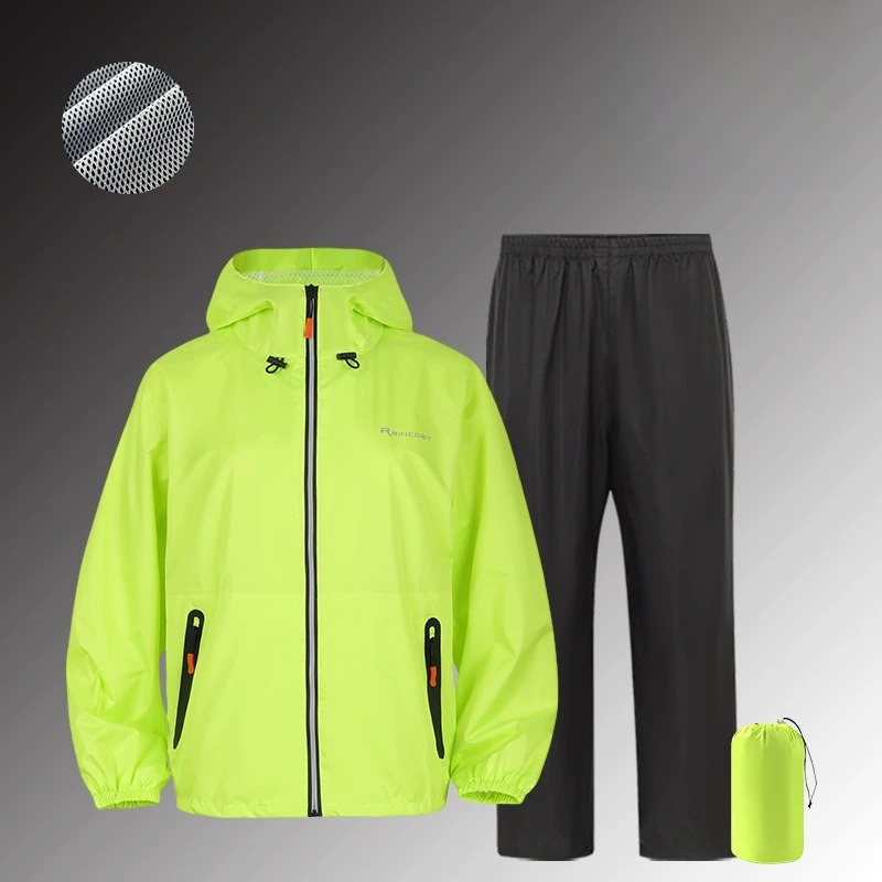 Cycling Gear Man - Full Body Waterproof Rain Suit Reflective