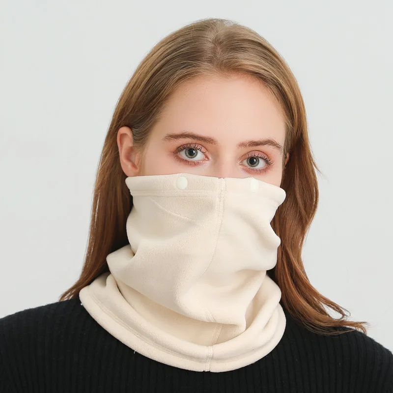 Cycling Buff Neck Warmer - Polar Fleece Neck Scarf Winter Thick