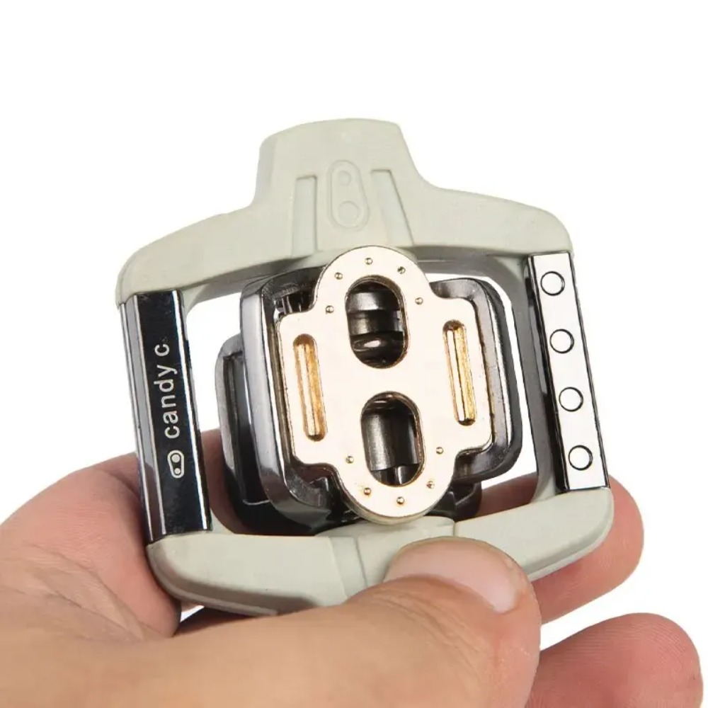 Clipless Mtb Shoes - Bicycle Locking Pedal Plate Adapter Converter