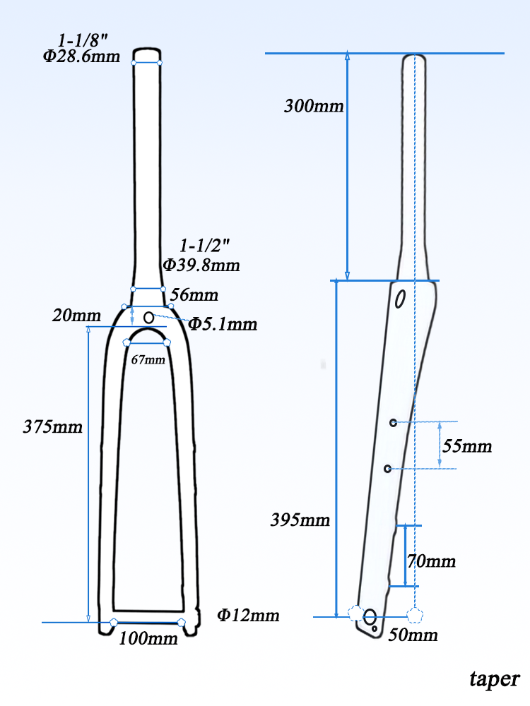 Gravel Bike Fork T1000 Full Ca - огляд і ціна Cycling Gear Gravel