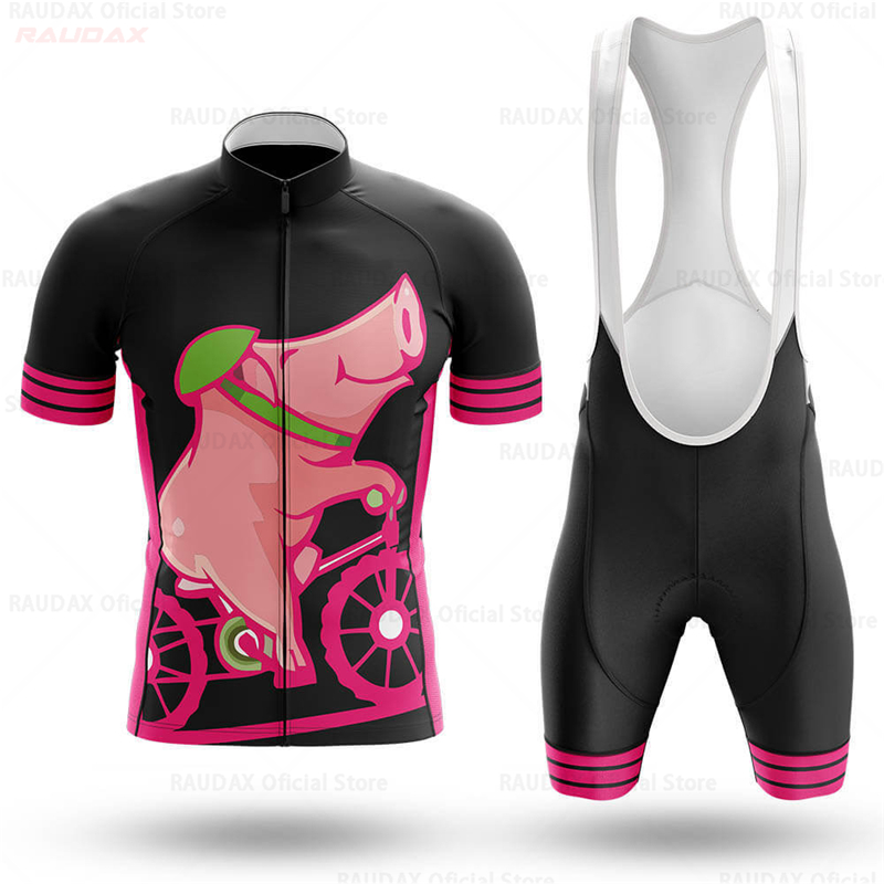 Men's Funny Pig Cartoon Anime  - огляд і ціна Cycling Gear Padding