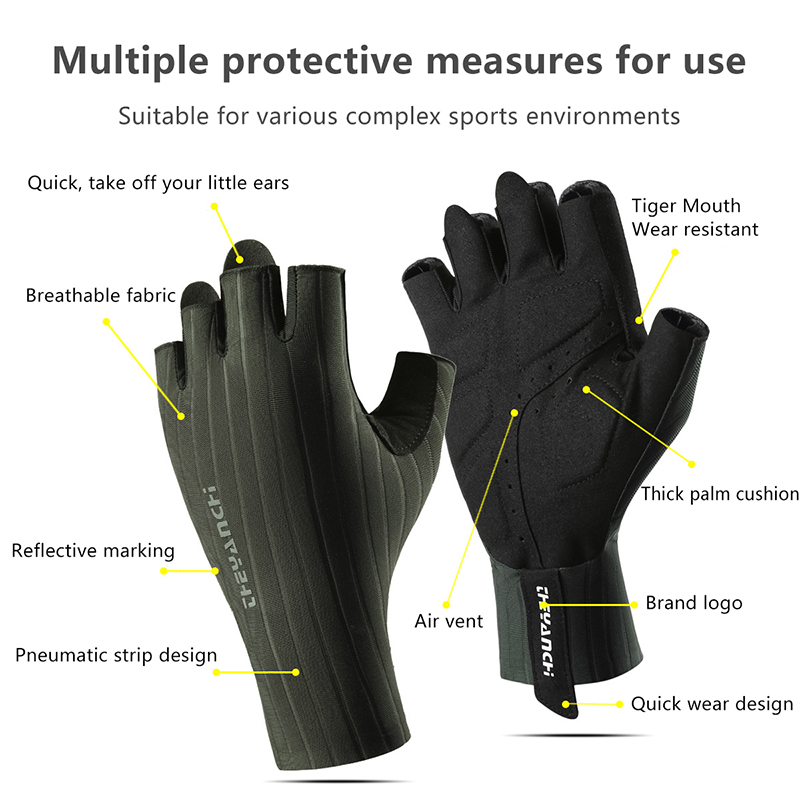 Summer Breathable Half Finger  - огляд і ціна Cycling Gear Padding