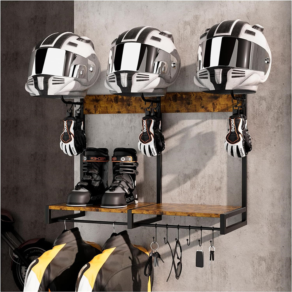 Motorcycle Helmet Holder, Wall - огляд і ціна Cycling Gear Wall Mount