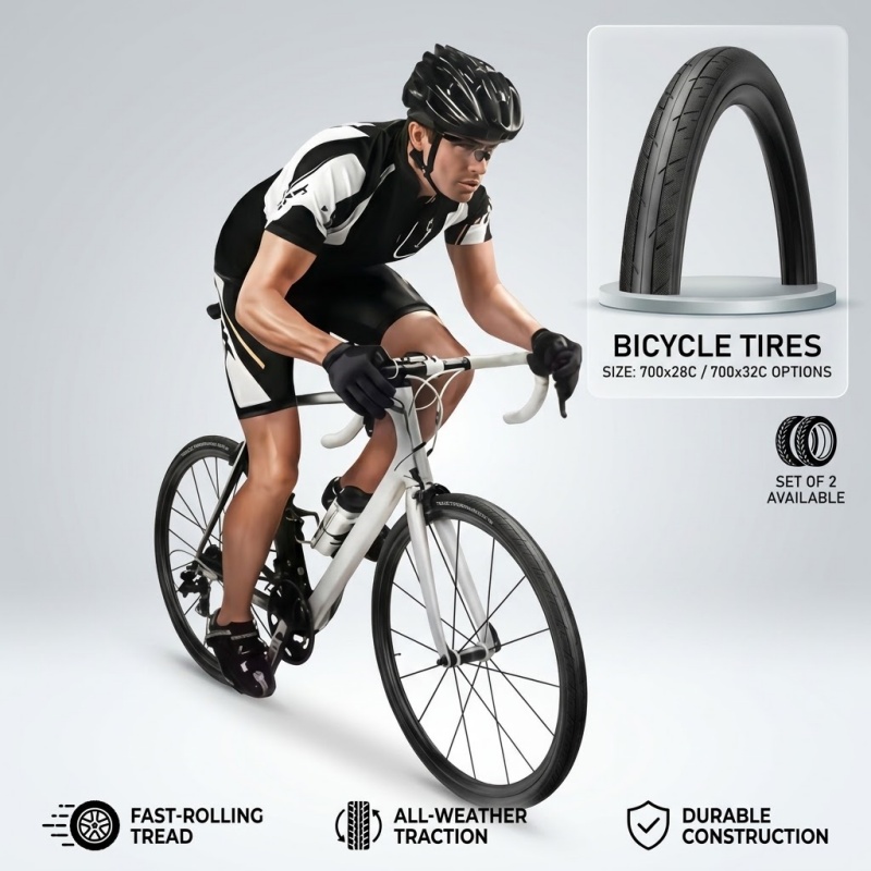 1/2 PCS 700C Road Bike Tire 70 - огляд і ціна Cycling Gear Gravel