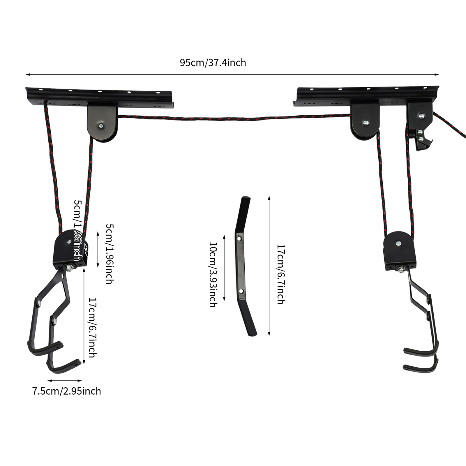 Bike Hoist for Garage Ceiling, - огляд і ціна Cycling Gear Wall Mount